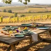 Порцеланов сервиз за хранене 24 части Горски мъх TOPRAKSAN - Thumbnail 4