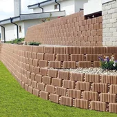 Бетонна кашпа 28.7x33x15 см кафява Triflor SEMMELROCK - Thumbnail 2