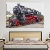 Стар парен локомотив - картина пано за стена - Thumbnail 1