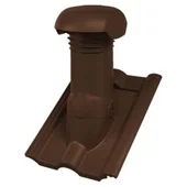 Комплект керемида отдушник DuroVent тъмнокафяв BRAMAC - Thumbnail 1