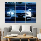 Мерцедес AMG C63 - картина пано за стена - Thumbnail 2