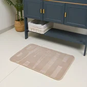 Постелка за баня BATH с Memory пяна бежова INTER CERAMIC - Thumbnail 2