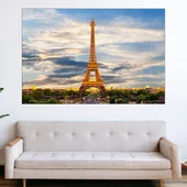 Айфеловата кула в Париж - картина пано за стена - Thumbnail 1