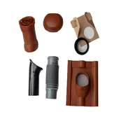 Комплект керемида отдушник DuroVent червенокафяв BRAMAC - Thumbnail 2