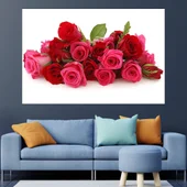 Букет от червени рози - картина пано за стена - Thumbnail 1