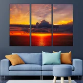 Залез в открито море - картина пано за стена - Thumbnail 2