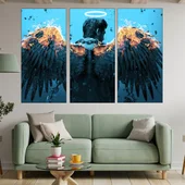 Ангел с горящи крила - картина пано за стена - Thumbnail 2