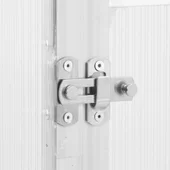 Оранжерия - поликарбонат - стоманена основа - 224x169x195 см - Thumbnail 6