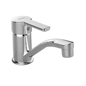 Стоящ смесител за баня с тръбен чучур Calista Vidima - Thumbnail 1