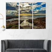 Красиво небе над брега - картина пано за стена - Thumbnail 2