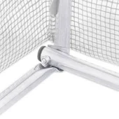 Оранжерия със стоманена рамка бяла 72 м² 24x3x2 м - Thumbnail 10