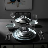 Порцеланов сервиз за хранене 24 части Мозайка TOPRAKSAN - Thumbnail 8