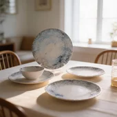 Порцеланов сервиз за хранене 24 части Мозайка TOPRAKSAN - Thumbnail 2