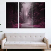 Магически път в гората - картина пано за стена - Thumbnail 2