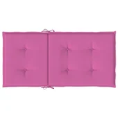 Възглавници за столове 2 бр розови текстил - VL361334 - Thumbnail 7