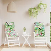 Възглавници за столове с облегалки 2 бр шарени Оксфорд плат - VL361925 - Thumbnail 1