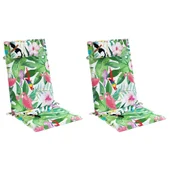 Възглавници за столове с облегалки 2 бр шарени Оксфорд плат - VL361925 - Thumbnail 3