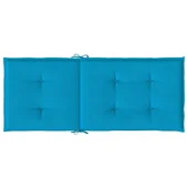 Възглавници за столове с облегалки 2 бр сини 120x50x3 см плат - VL43183 - Thumbnail 7