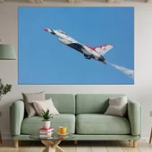 Висш пилотаж с f-16 - картина пано за стена - Thumbnail 1