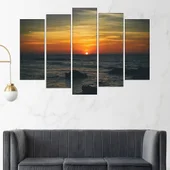 Зелез над океански скали - картина пано за стена - Thumbnail 3