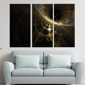 Абстракция -фрактали - планети 2 - картина пано за стена - Thumbnail 2