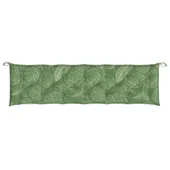 Възглавница за градинска пейка десен на листа 200x50x7 см плат - VL361656 - Thumbnail 4