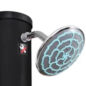 Градински соларен душ 210 см - с душ слушалка и кранче, 40 л - Thumbnail 9