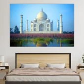 Мавзолея Тадж Махал - картина пано за стена - Thumbnail 1