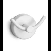 Двойна закачалка за баня Moderno Бял мат KAPITAN - Thumbnail 1