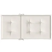 Възглавници за столове 2 бр меланж кремави 100x50x4 см плат - VL4002451 - Thumbnail 7