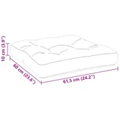 Палетна възглавница, червено каре, текстил - Thumbnail 10