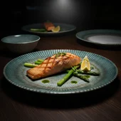 Порцеланов сервиз за хранене 24 части Морски пейзаж TOPRAKSAN - Thumbnail 8