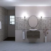 Фаянс 30x90 см Palmeto Base Perla EL MOLINO - Thumbnail 3