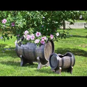 Кашпа буре Салса 71x56x69 см кафяво-медна ROTO - Thumbnail 3