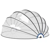 Купол за басейн 559x275 см - Thumbnail 3