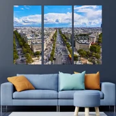 Шан-з-Елизе в Париж - картина пано за стена - Thumbnail 2