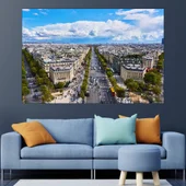 Шан-з-Елизе в Париж - картина пано за стена - Thumbnail 1