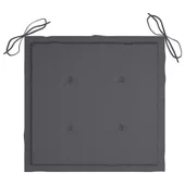 Възглавници за градински столове, 2 бр., антрацит, 50x50x3 см - Thumbnail 5