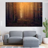 Есенна гора по здрач - картина пано за стена - Thumbnail 1