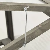 Оранжерия, 60x45x100 см, чамово дърво и поликарбонат - Thumbnail 1