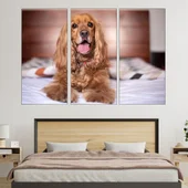 Портрет на Английски Кокер Шпаньол - картина пано за стена - Thumbnail 2