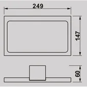 Поставка за хавлия 25 см Ерин INTER CERAMIC - Thumbnail 2