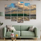 Разбиваща се оеканска вълна - картина пано за стена - Thumbnail 3