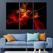 Огнено лице на жена - картина пано за стена - Thumbnail 2