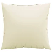 Възглавници за диван 4 бр кремав 50x50 см текстил - Thumbnail 3