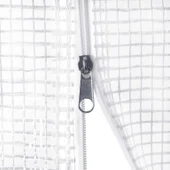 Оранжерия - 3x3x2 м - бяла - полиетилен и стомана - 9м² - Thumbnail 9