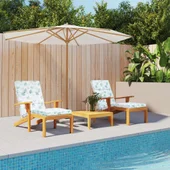 Възглавници за столове с облегалка 2 бр на листа Оксфорд плат - VL362002 - Thumbnail 1