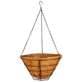 Висяща кашпа конус с кокосова кошница Ø35 см PALISAD - Thumbnail 1