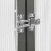 Оранжерия - поликарбонат - стоманена основа антрацит 169x169x202 см - Thumbnail 6