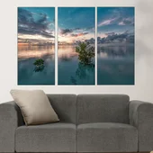 Мангрово дърво преди изгрев - картина пано за стена - Thumbnail 2